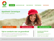 Tablet Screenshot of ceramique.medsenapotheek.nl